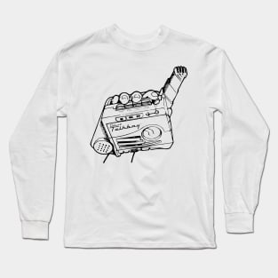 Talkboy - "Retro Design" HOME ALONE 90s TOY NostaljunkPod Long Sleeve T-Shirt